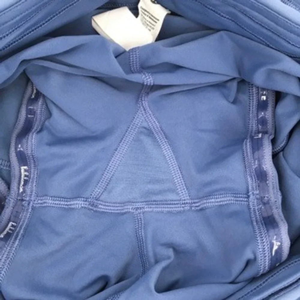 Lululemon Pace Rival Skirt Skort Sz 4 Tall Blue Pickleball Tennis Golf Run